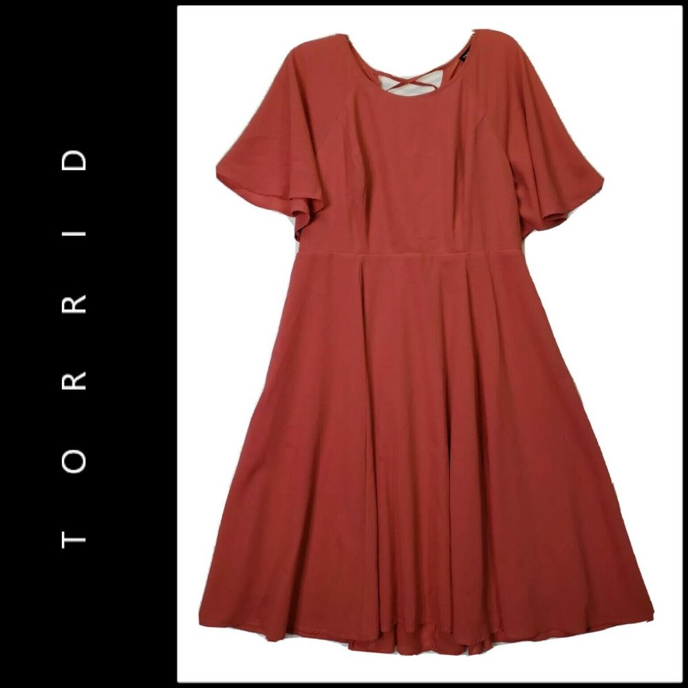 Torrid Women Fit & Flare Dress Size 14